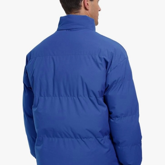 Mens Winter Padded Jackets Full Zipper Windproof Jacket Coat - Picture 4 of 10